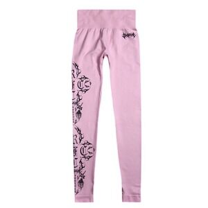 Civil Regime RISE UP KELLY Seamless Scrunch Legging Baby Pink Womens Size Medium